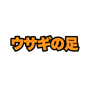 RABBITFOOTSKATE Sticker