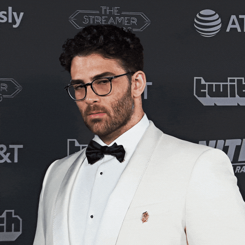 Red Carpet Flirt GIF