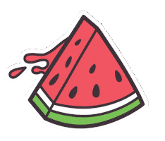 Watermelon Summer Reading Sticker by Skokie Public Library