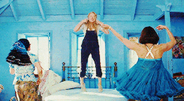meryl streep i dont even understand why because the colors are so pretty and all that blueeee GIF