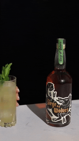 Wolf Drinking GIF by Art in the Age Spirits