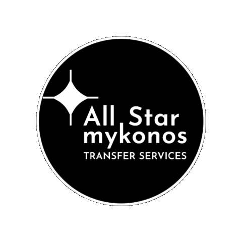 All my star Mykonos Sticker