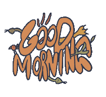 Happy Good Morning Sticker by SecretCrab