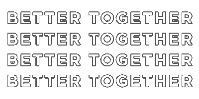 Better Together Jesus Sticker by Fishhawkfc