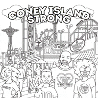 Coney Island Coloring Pages GIF by Luna Park NYC
