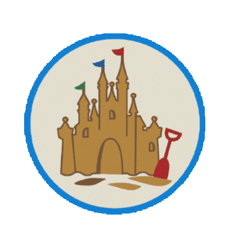 Sand Castle Sticker by Skallywag Media