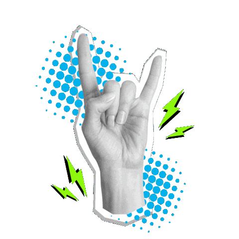 Rock N Roll Sticker by bildschnittTV