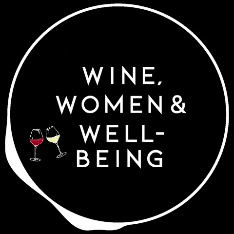 Drinking Wine GIF by Wine, Women & Well-Being