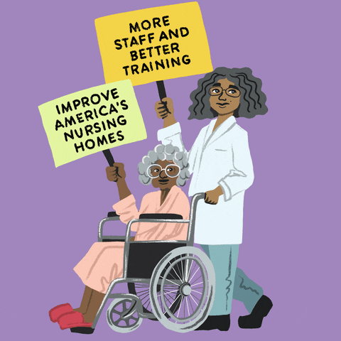 Improve America's Nursing Homes. More staff and better training.