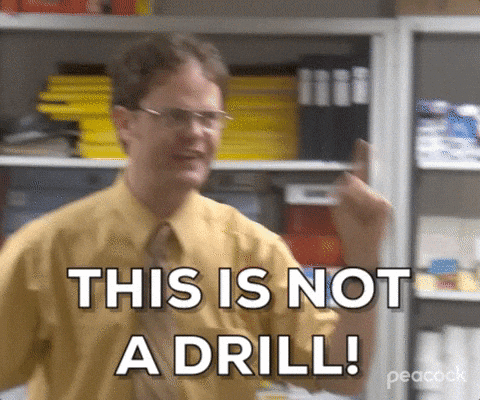 Office-fire-drill GIFs - Get the best GIF on GIPHY