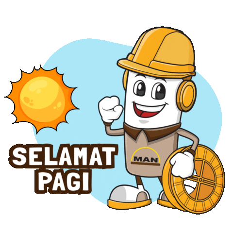 Good Morning Sticker by Mesindo Agung Nusantara