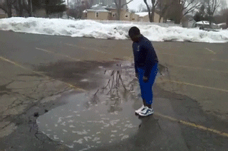 jump puddle GIF