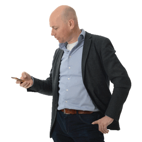 Makelaar Working Sticker by Kuenen Makelaardij