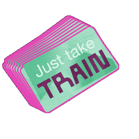 Commuter Rail Train Sticker by gykantler