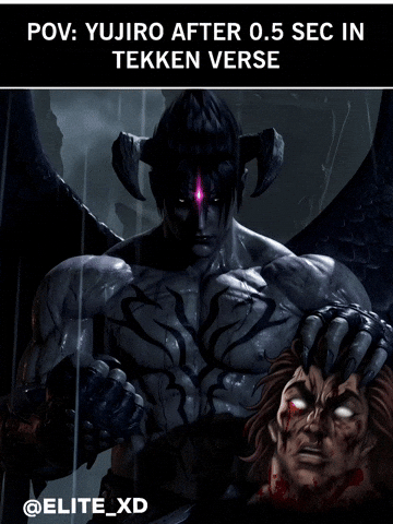 Yujiro Hanma Fight GIF