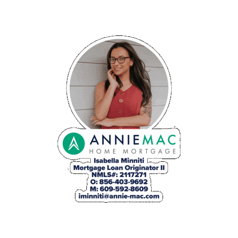 Isabellaminniti Sticker by AnnieMac Home Mortgage