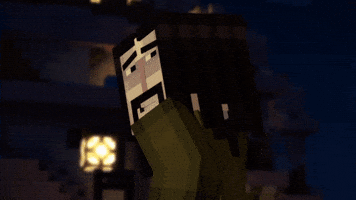 Minecraft Story Mode Laughing GIF