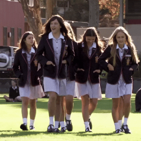 Mean Girls Friends GIF