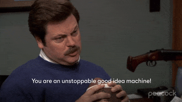 Excited Ron Swanson GIF by Parks and Recreation