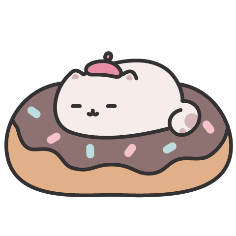 Cat Relaxing Sticker