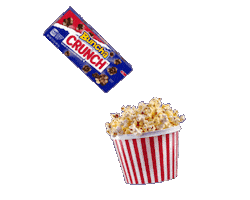 Movie Snack Popcorn Sticker by CRUNCH
