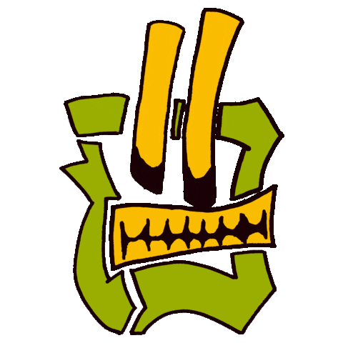 Nervous Teeth Sticker