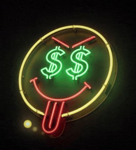 Smiley Face Neon GIF by UTB LIFESTYLE LLC