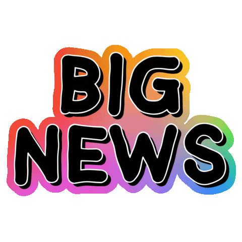 News Bignews Sticker by Adobe Creative Cloud Express