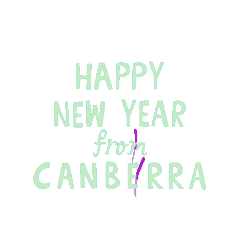 New Year Australia Sticker by VisitCanberra
