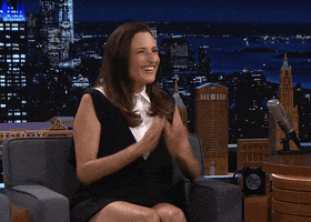 Happy Camille Cottin GIF by The Tonight Show Starring Jimmy Fallon