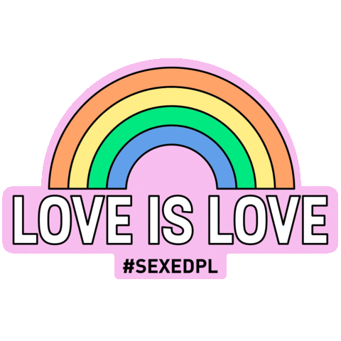 Rainbow Love Sticker by SEXED.PL