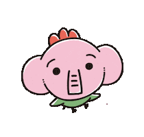 動物 ピンク Sticker by PHADS