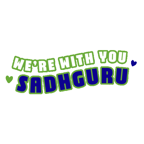 Sadhguru Sticker by Rhymes Studio