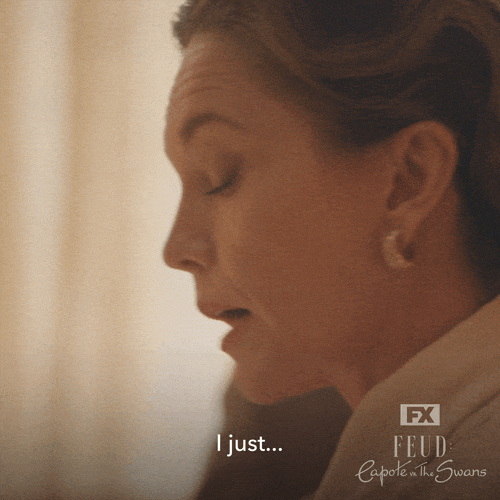 No Words Ugh GIF by Feud: Capote vs. The Swans