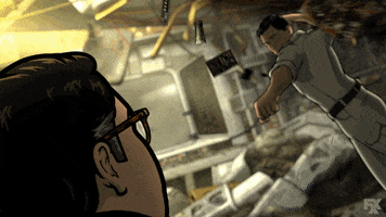 punch hit GIF by Archer