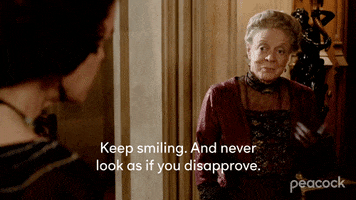 Disapprove Downton Abbey GIF by PeacockTV