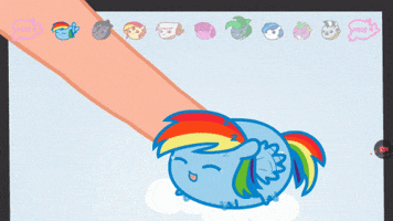 Chibi Rainbow Dash GIF