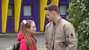 Two Faced Smile GIF by Hollyoaks