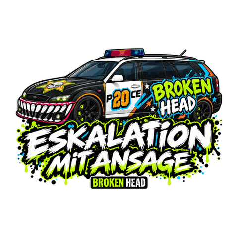 Lets Go Party Sticker by Broken Head