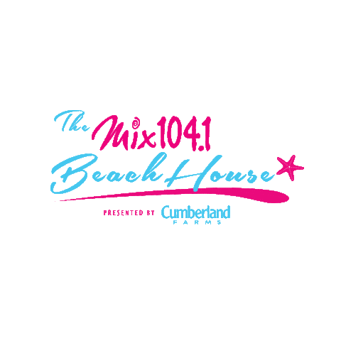 Logo Beach Sticker by Mix 104.1