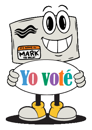 Spanish Vote By Mail Sticker by Washington Office of the Secretary of State