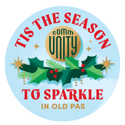 Fun Christmas Sticker by Old Pasadena