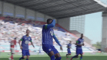 Chey Dunkley Salute GIF by Wigan Athletic