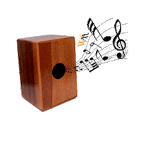 Cajon Peruano Musica Sticker by ScotiabankPeru for iOS & Android | GIPHY