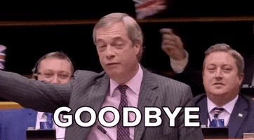 Nigel Farage Goodbye GIF
