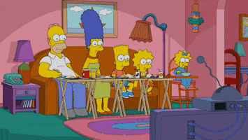 The Simpsons Eating GIF by AniDom