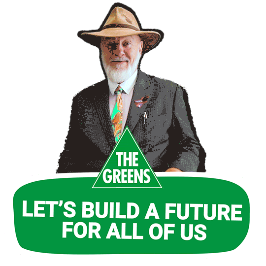 Climate Change Australia Sticker by Robin Chapple MLC
