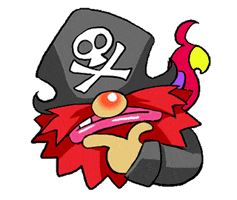 thinking pirate GIF