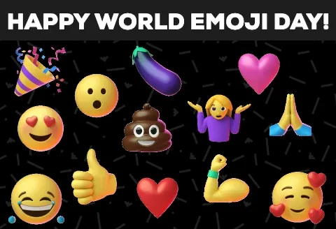 World Emoji Day Funny Holiday GIF