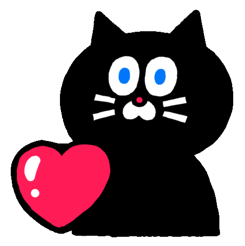 Cat Love Sticker by Cookids